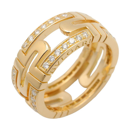 パレンテシ ダイヤ リング リング 指輪 K18YG ダイヤモンド クリア イエローゴールド ブルガリ アクセサリー BVLGARI