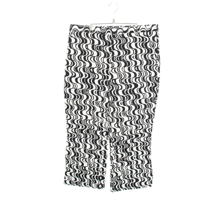 Graphic-Motif Sateen Kick-Flare Trouser パンツ コットン ホワイト ブラック ラルフローレン