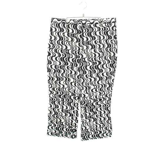 Graphic-Motif Sateen Kick-Flare Trouser パンツ コットン ホワイト ブラック ラルフローレン