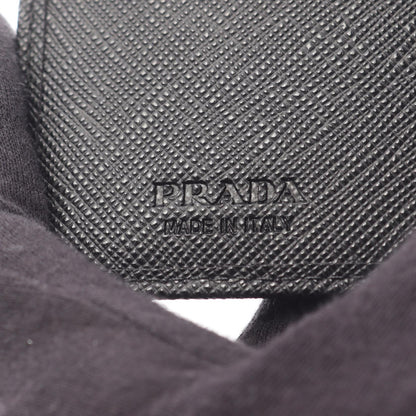SAFFIANO TRIANG カードケース サフィアーノレザー ブラック プラダ 財布・小物 PRADA