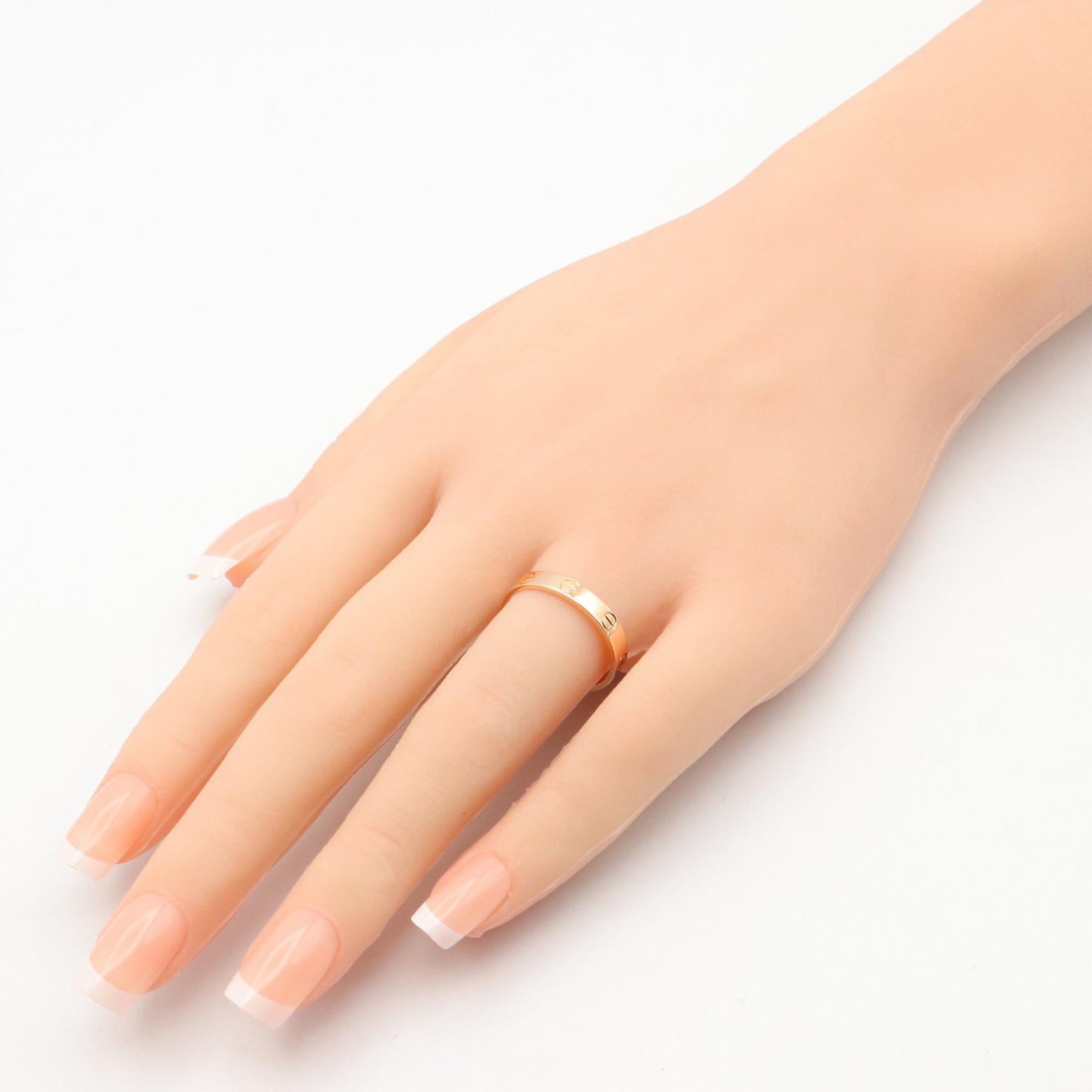ミニラブリング リング 指輪 K18PG ゴールド ピンクゴールド カルティエ アクセサリー Cartier