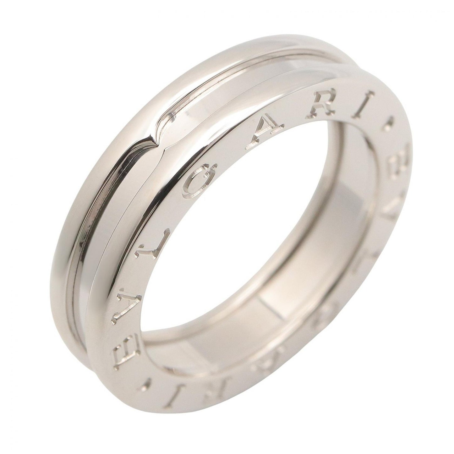 B-zero1 リング 1バンド リング 指輪 K18WG シルバー ホワイトゴールド ブルガリ アクセサリー BVLGARI