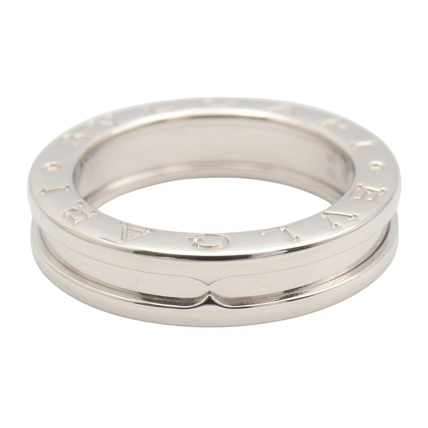 B-zero1 リング 1バンド リング 指輪 K18WG シルバー ホワイトゴールド ブルガリ アクセサリー BVLGARI