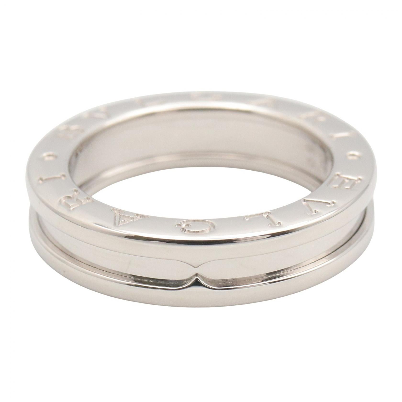 B-zero1 リング 1バンド リング 指輪 K18WG シルバー ホワイトゴールド ブルガリ アクセサリー BVLGARI