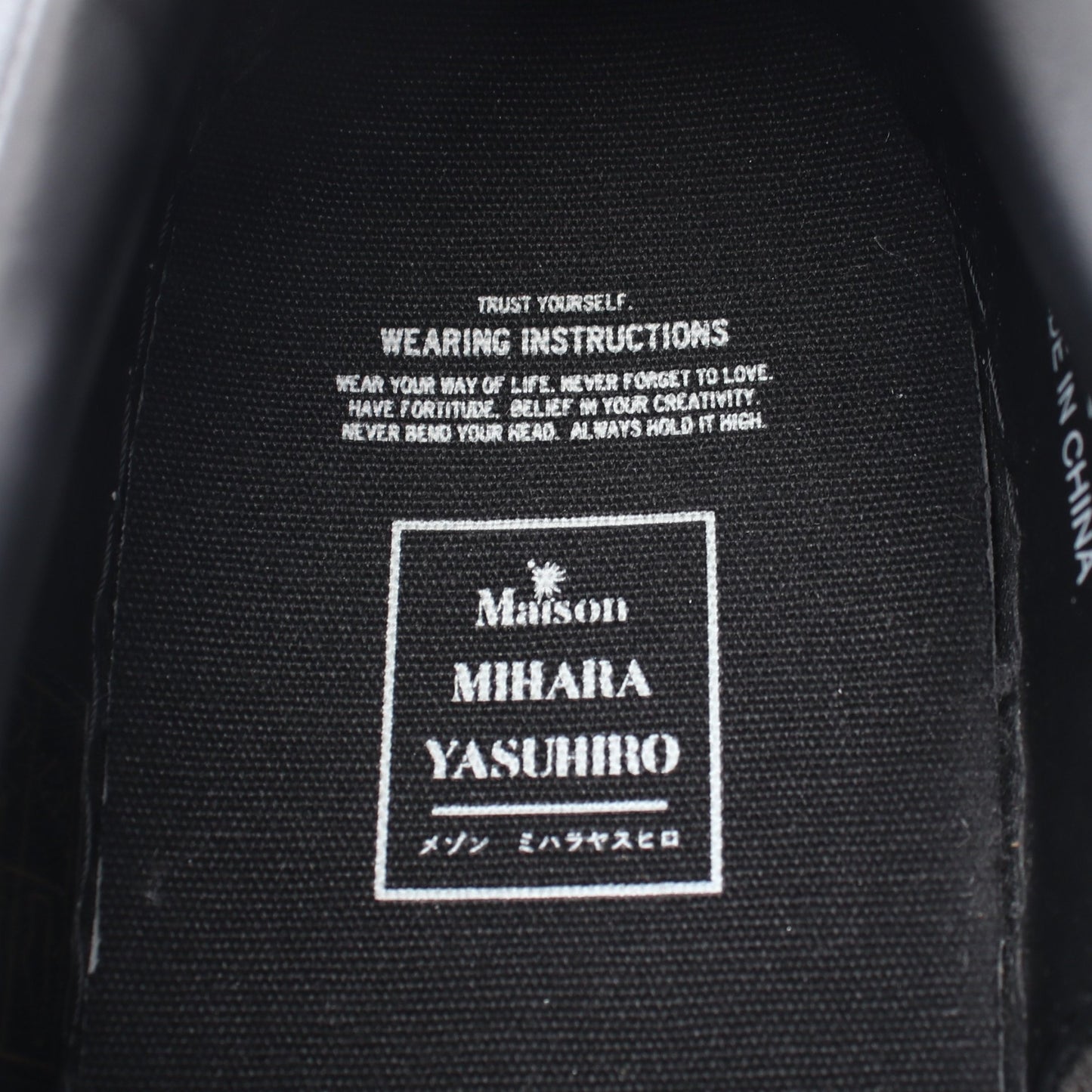 BLAKEY Original Sole Canvas Low ブレイキー スニーカー キャンバス ブラック メゾンミハラヤスヒロ シューズ Maison MIHARA YASUHIRO