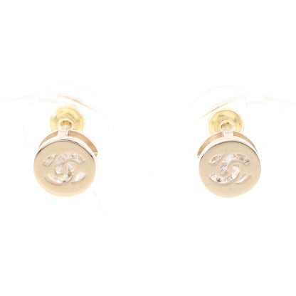 ココマーク ピアス GP クリスタル ゴールド クリア B25V シャネル アクセサリー CHANEL