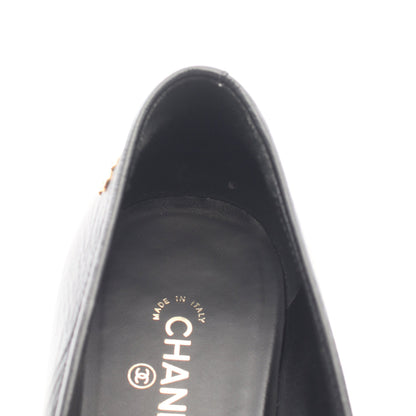 ココマーク パール パンプス レザー ブラック シャネル シューズ CHANEL