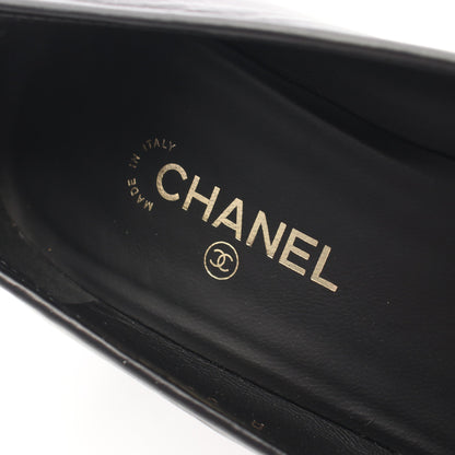 ココマーク パール パンプス レザー ブラック シャネル シューズ CHANEL