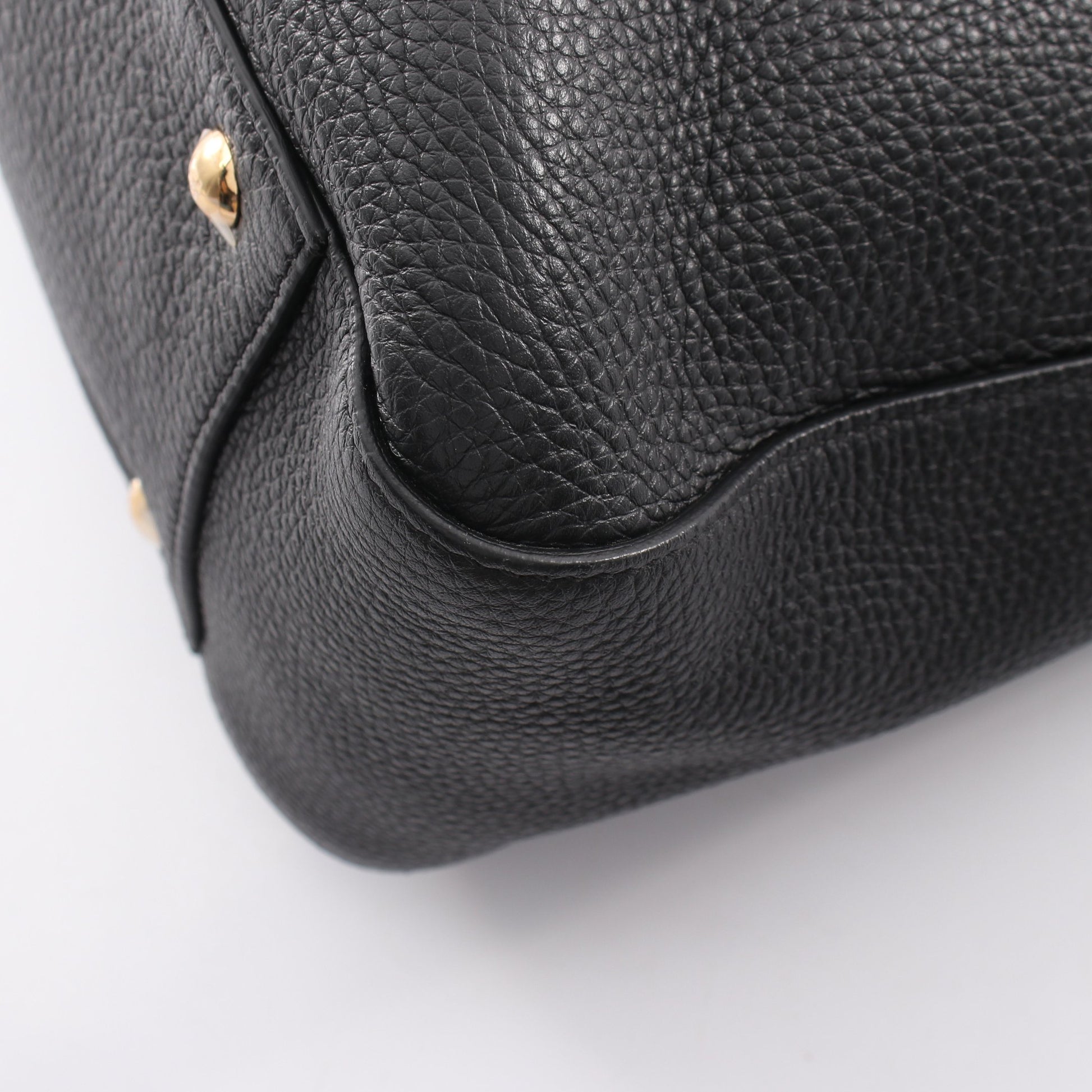 FFトート ミディアム セレリア 2WAY ハンドバッグ トートバッグ レザー ブラック フェンディ バッグ FENDI