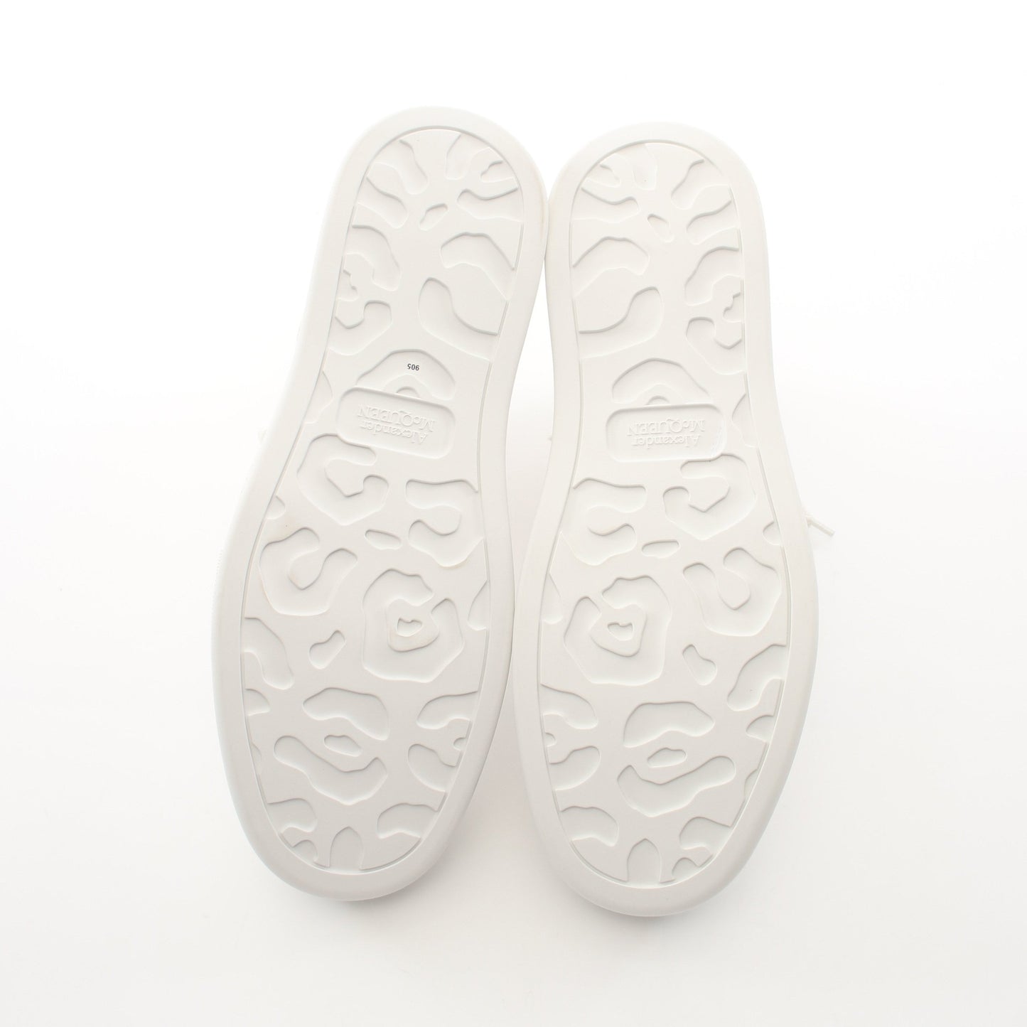 Deck Plimsoll High ハイカットスニーカー キャンバス スエード ホワイト アレキサンダーマックイーン シューズ ALEXANDER MCQUEEN