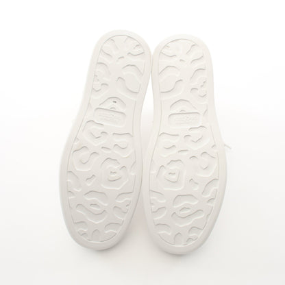Deck Plimsoll High ハイカットスニーカー キャンバス スエード ホワイト アレキサンダーマックイーン シューズ ALEXANDER MCQUEEN