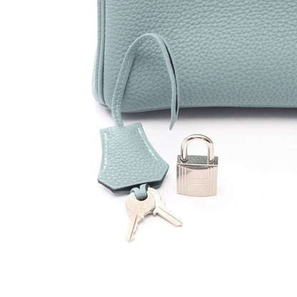 バーキン25 ハンドバッグ トゴ ライトブルー シルバー金具 Y刻印 エルメス バッグ HERMES