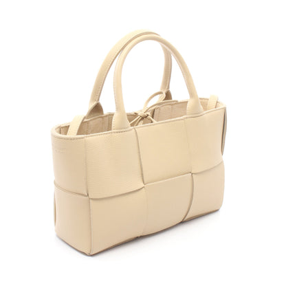 ミニアルコ 2WAY ハンドバッグ トートバッグ レザー ベージュ ボッテガヴェネタ バッグ BOTTEGA VENETA