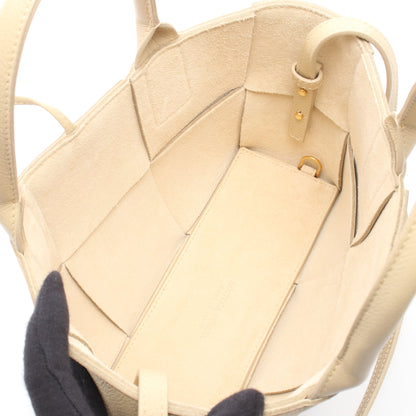 ミニアルコ 2WAY ハンドバッグ トートバッグ レザー ベージュ ボッテガヴェネタ バッグ BOTTEGA VENETA