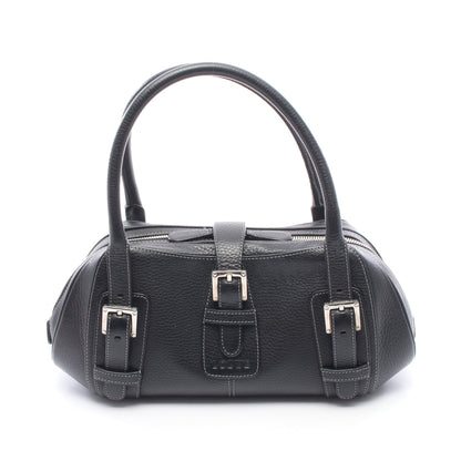 センダ ハンドバッグ ハンドバッグ レザー ブラック ロエベ バッグ LOEWE