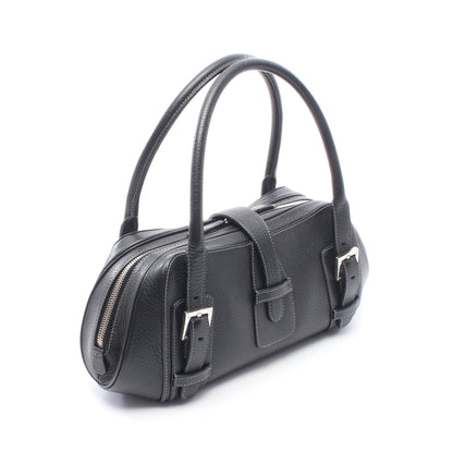 センダ ハンドバッグ ハンドバッグ レザー ブラック ロエベ バッグ LOEWE