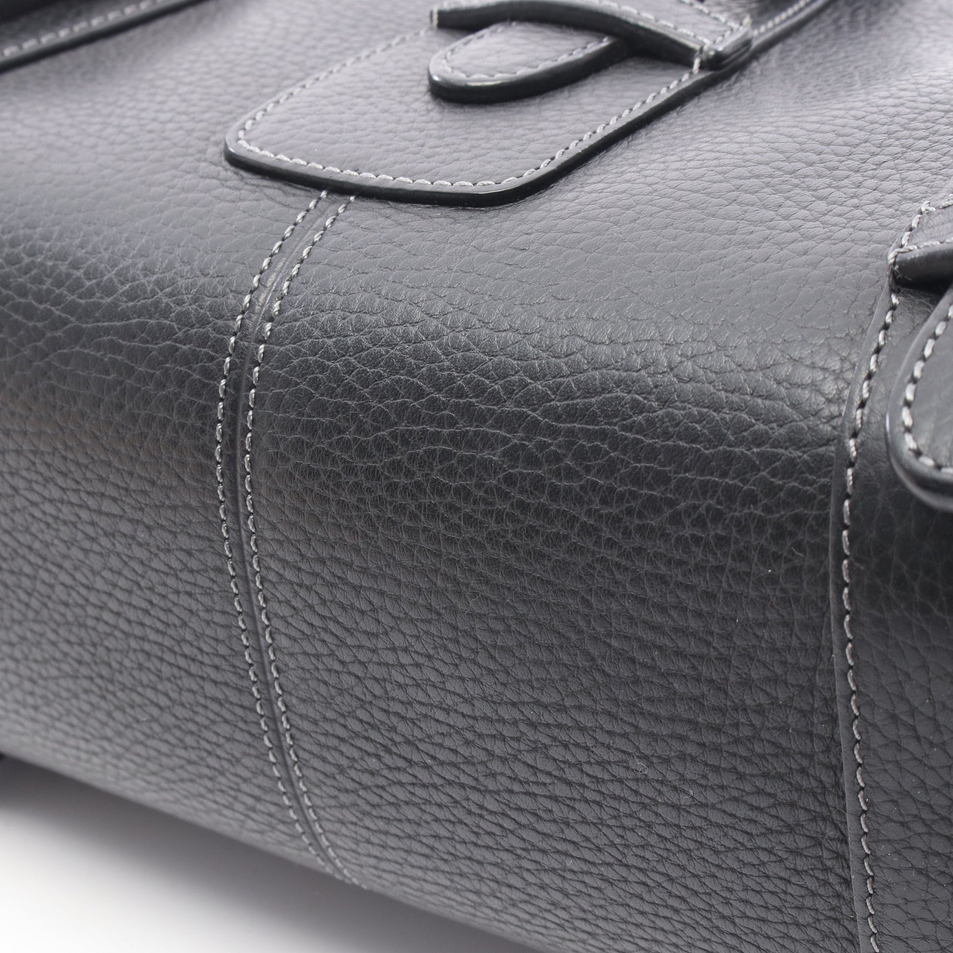 センダ ハンドバッグ ハンドバッグ レザー ブラック ロエベ バッグ LOEWE
