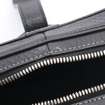センダ ハンドバッグ ハンドバッグ レザー ブラック ロエベ バッグ LOEWE
