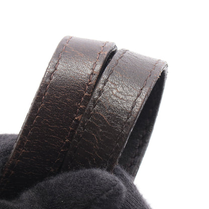 ズッカ ショルダーバッグ トートバッグ キャンバス レザー ブラウン ダークブラウン フェンディ バッグ FENDI