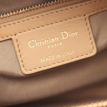 レディディオール カナージュ ハンドバッグ レザー ベージュ クリスチャンディオール バッグ Christian Dior