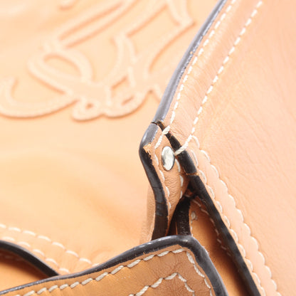 アナグラム ショッパー トート ショルダーバッグ トートバッグ レザー ブラウン ロエベ バッグ LOEWE