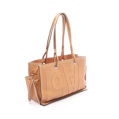 アナグラム ショッパー トート ショルダーバッグ トートバッグ レザー ブラウン ロエベ バッグ LOEWE
