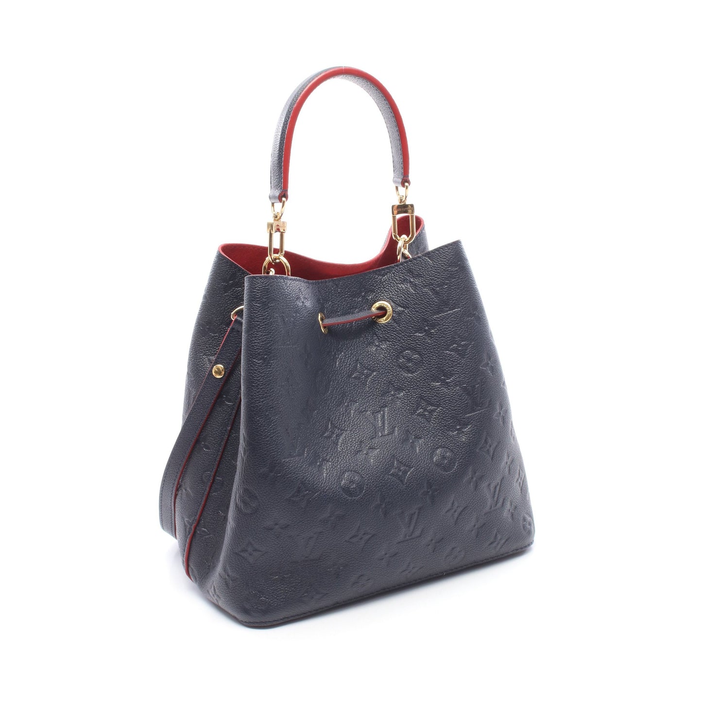 ネオノエ モノグラムアンプラント マリーヌルージュ 2WAY ハンドバッグ レザー ネイビー ルイヴィトン バッグ LOUIS VUITTON
