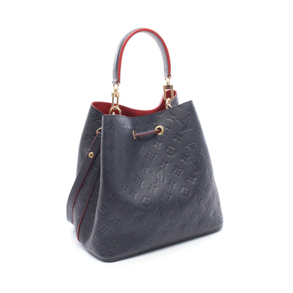 ネオノエ モノグラムアンプラント マリーヌルージュ 2WAY ハンドバッグ レザー ネイビー ルイヴィトン バッグ LOUIS VUITTON