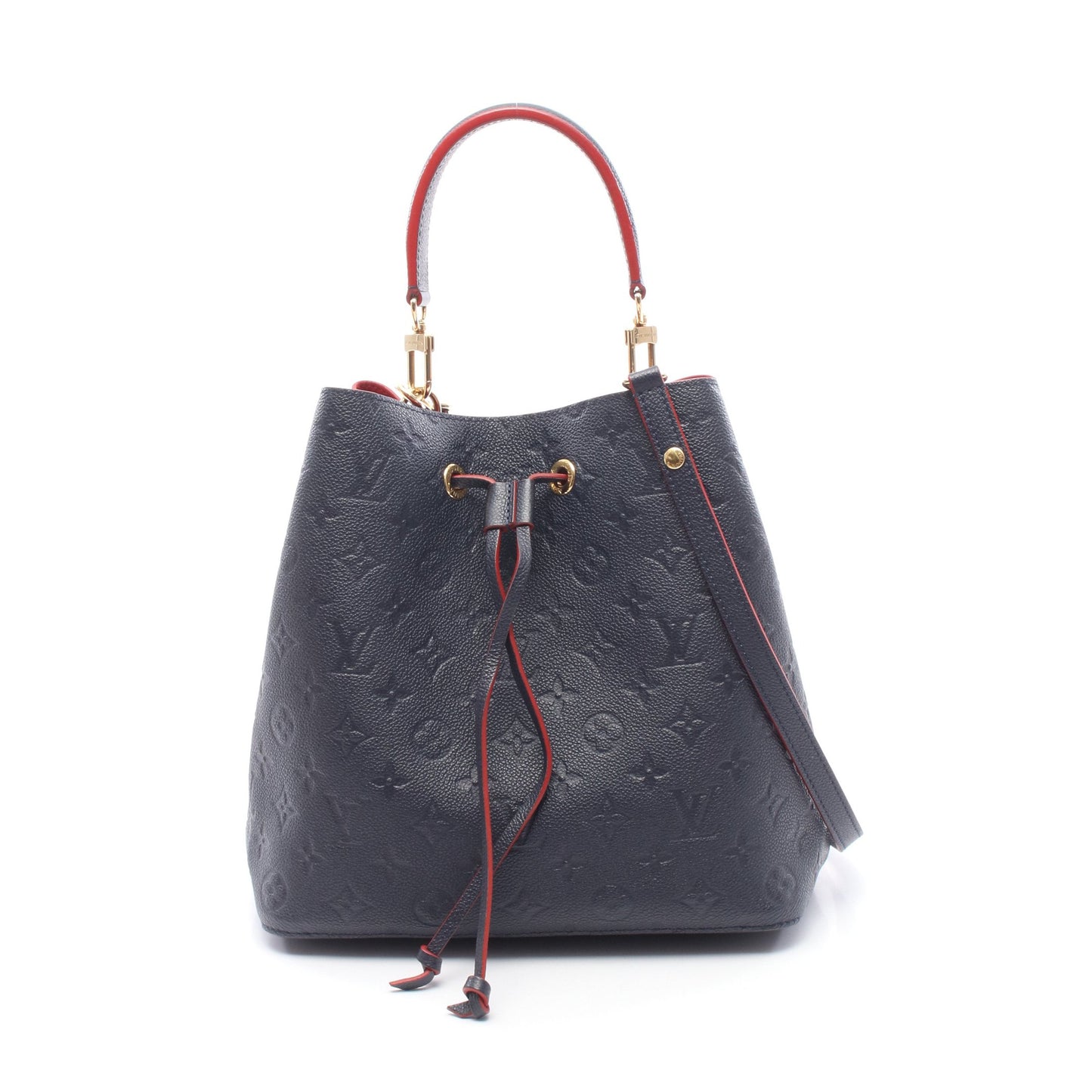 ネオノエ モノグラムアンプラント マリーヌルージュ 2WAY ハンドバッグ レザー ネイビー ルイヴィトン バッグ LOUIS VUITTON