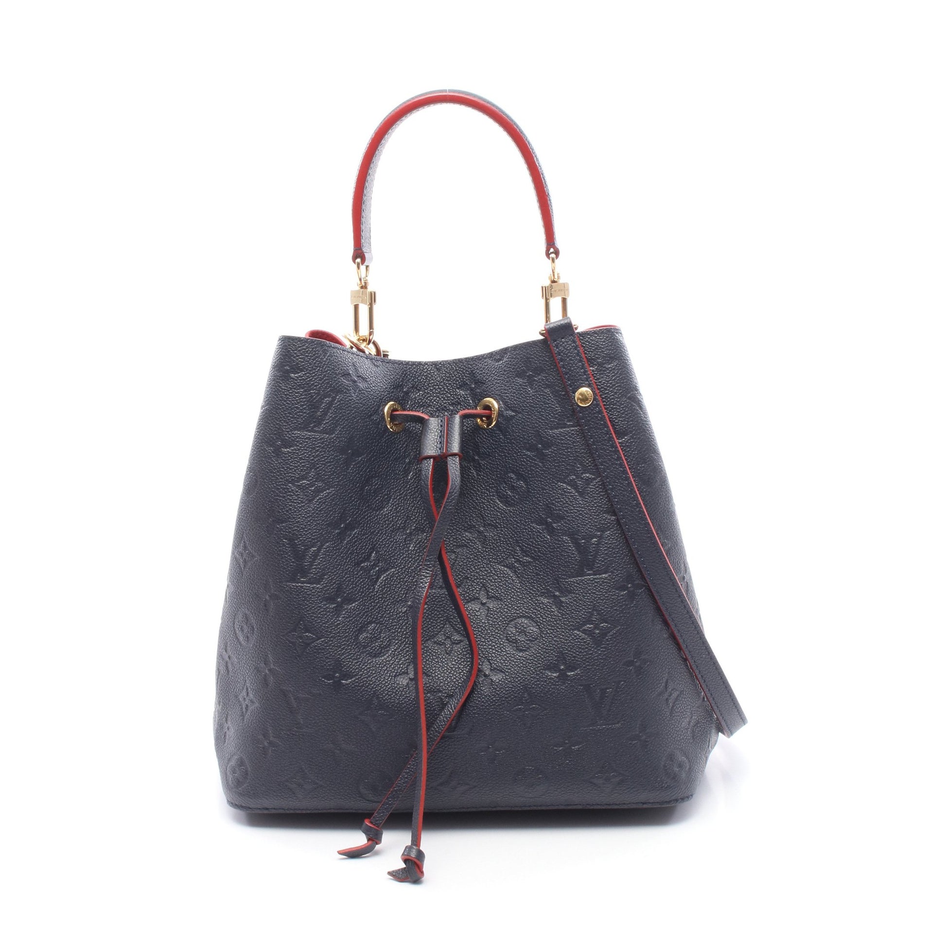 ネオノエ モノグラムアンプラント マリーヌルージュ 2WAY ハンドバッグ レザー ネイビー ルイヴィトン バッグ LOUIS VUITTON
