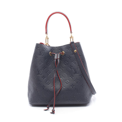 ネオノエ モノグラムアンプラント マリーヌルージュ 2WAY ハンドバッグ レザー ネイビー ルイヴィトン バッグ LOUIS VUITTON