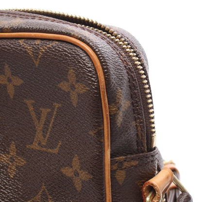 アマゾン モノグラム ショルダーバッグ PVC レザー ブラウン ルイヴィトン バッグ LOUIS VUITTON