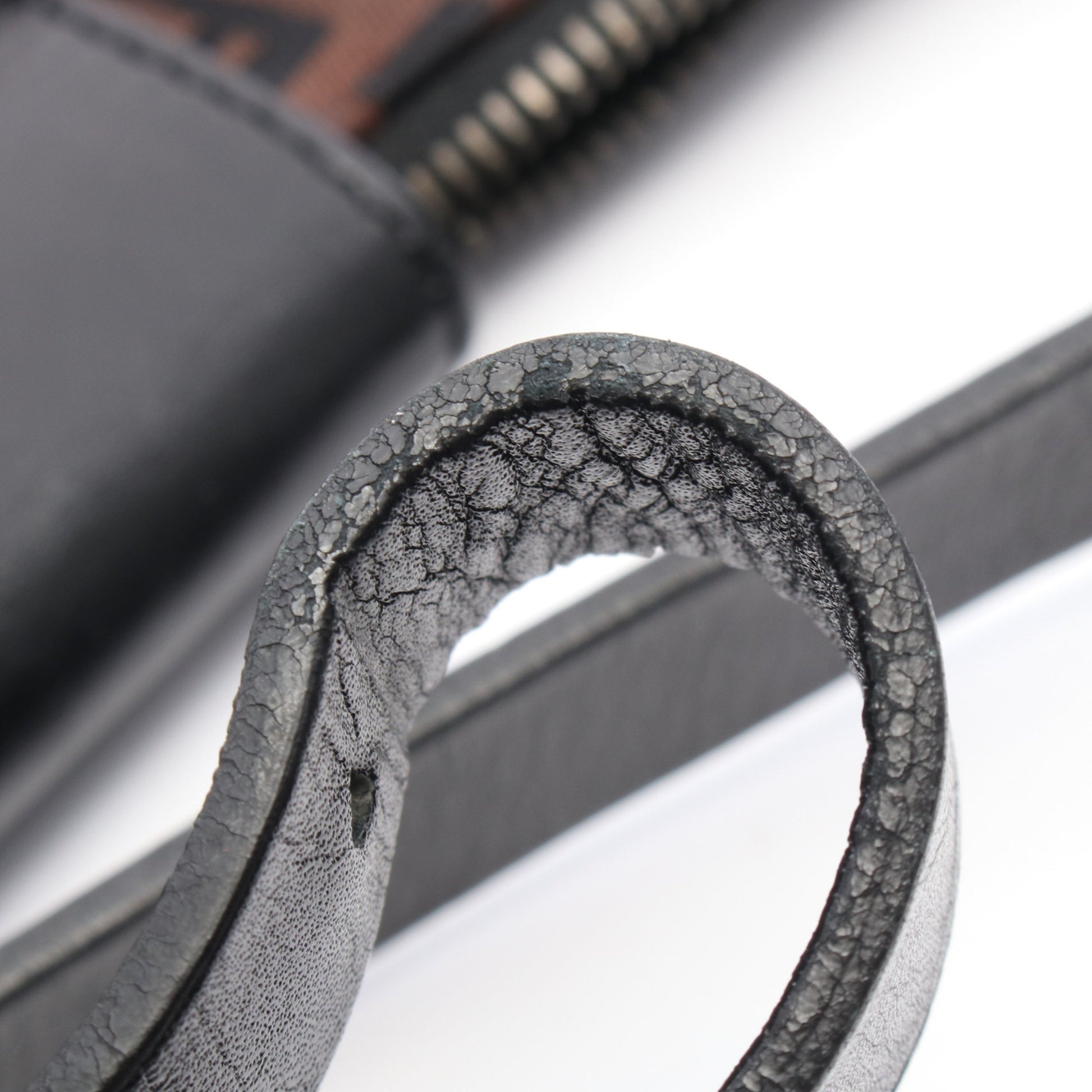 ズッキーノ ショルダーバッグ ナイロン レザー ブラウン ブラック フェンディ バッグ FENDI