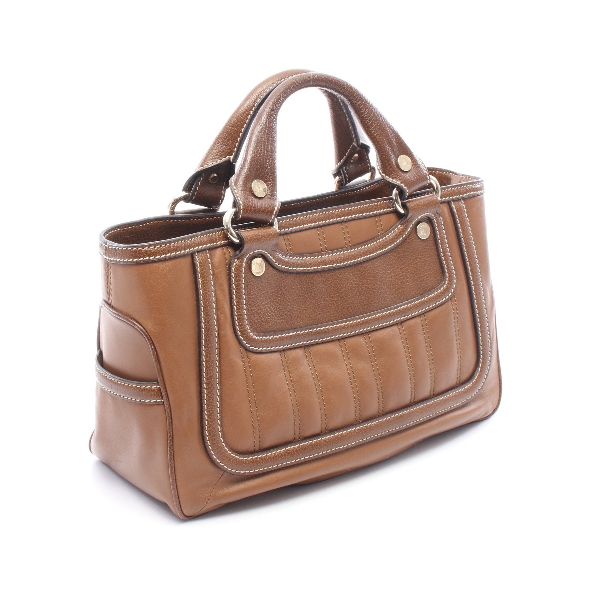 ブギーバッグ ハンドバッグ レザー ブラウン セリーヌ バッグ CELINE