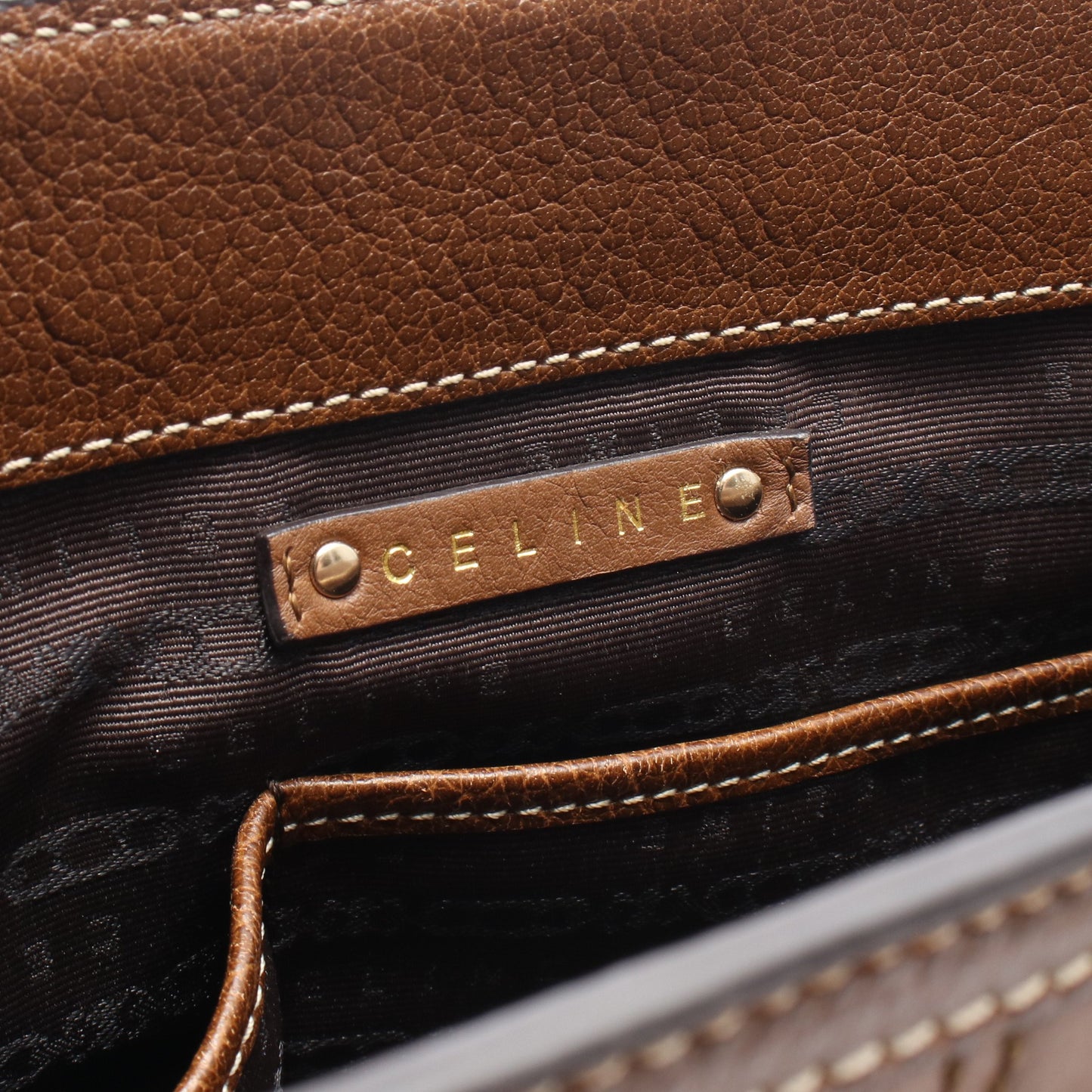 ブギーバッグ ハンドバッグ レザー ブラウン セリーヌ バッグ CELINE