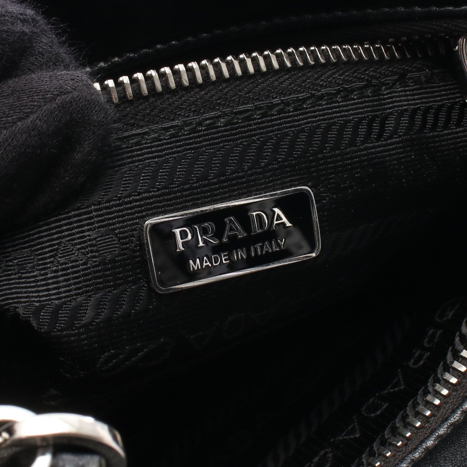 2WAY ハンドバッグ レザー ブラック プラダ バッグ PRADA