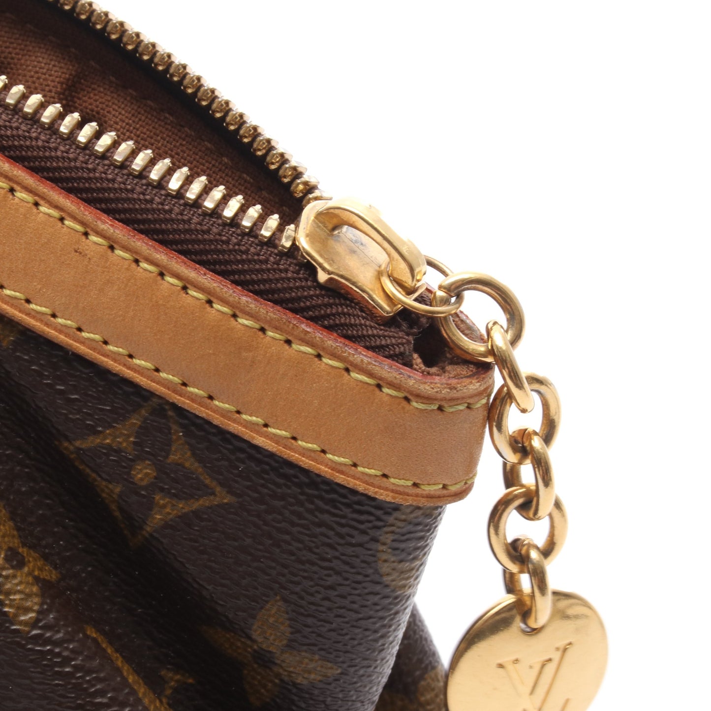 ティヴォリPM モノグラム ハンドバッグ PVC レザー ブラウン ルイヴィトン バッグ LOUIS VUITTON