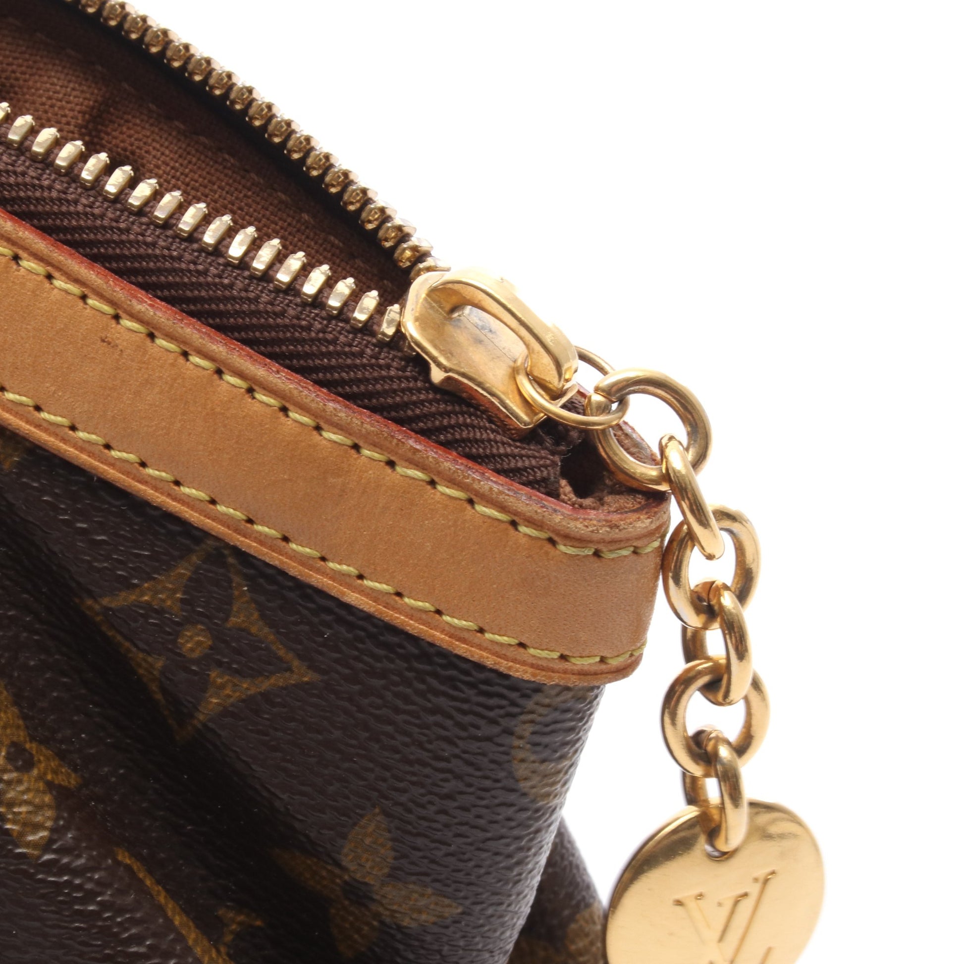 ティヴォリPM モノグラム ハンドバッグ PVC レザー ブラウン ルイヴィトン バッグ LOUIS VUITTON
