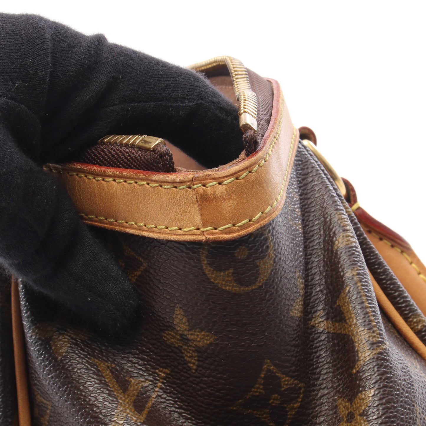 ティヴォリPM モノグラム ハンドバッグ PVC レザー ブラウン ルイヴィトン バッグ LOUIS VUITTON