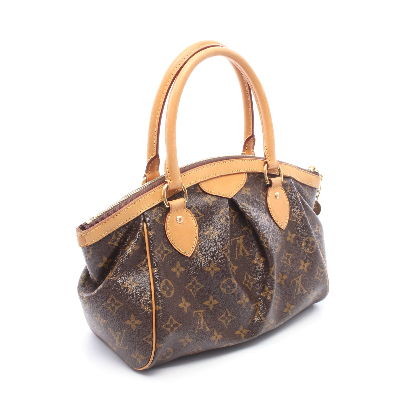 ティヴォリPM モノグラム ハンドバッグ PVC レザー ブラウン ルイヴィトン バッグ LOUIS VUITTON