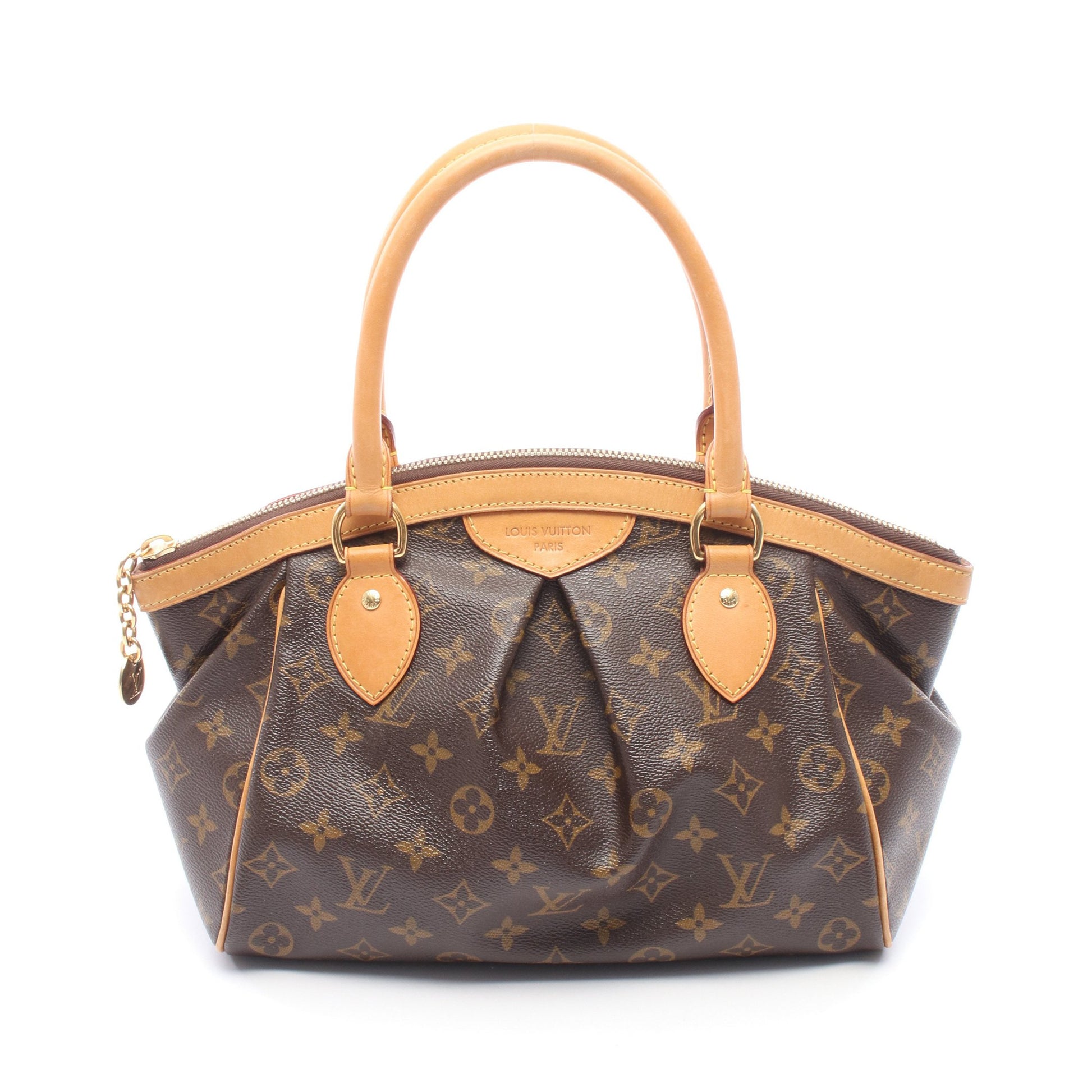 ティヴォリPM モノグラム ハンドバッグ PVC レザー ブラウン ルイヴィトン バッグ LOUIS VUITTON