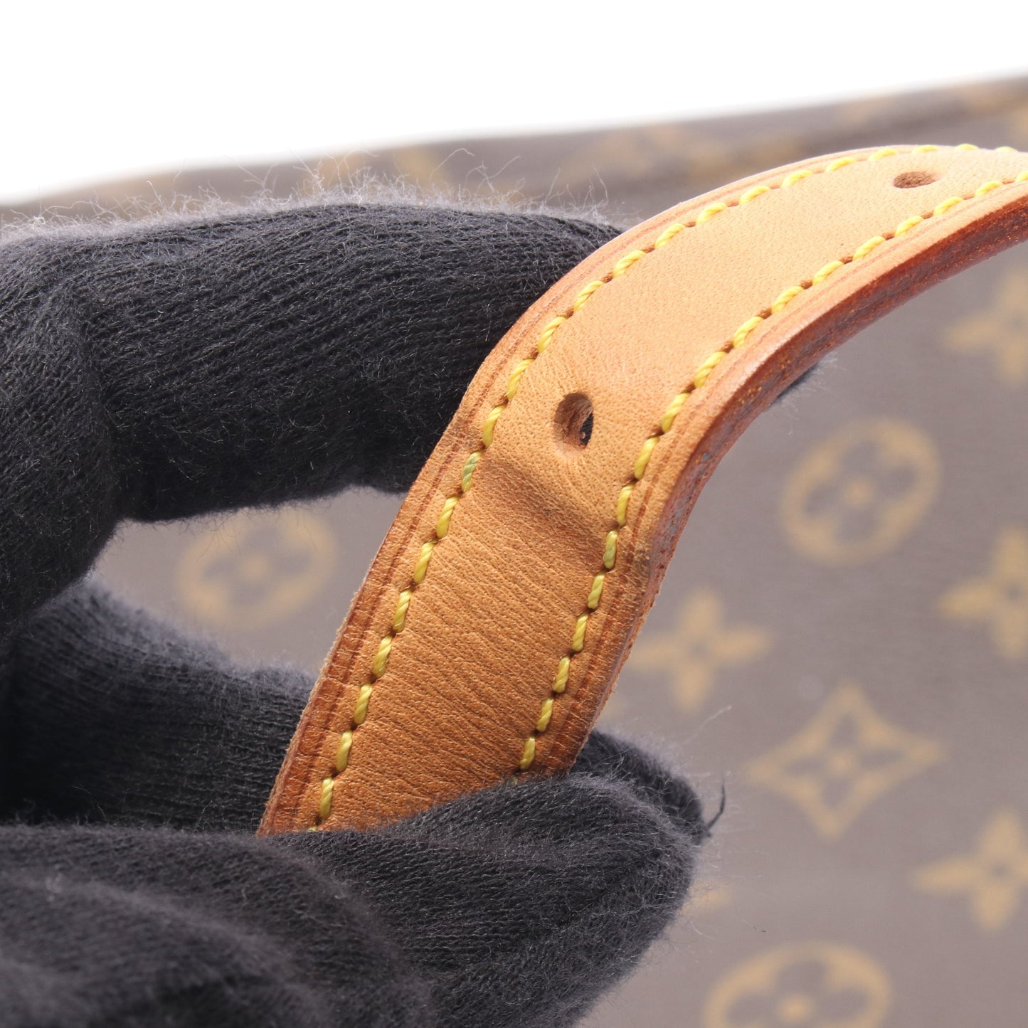 ミュゼットタンゴ ショートストラップ モノグラム ショルダーバッグ PVC レザー ブラウン ルイヴィトン バッグ LOUIS VUITTON