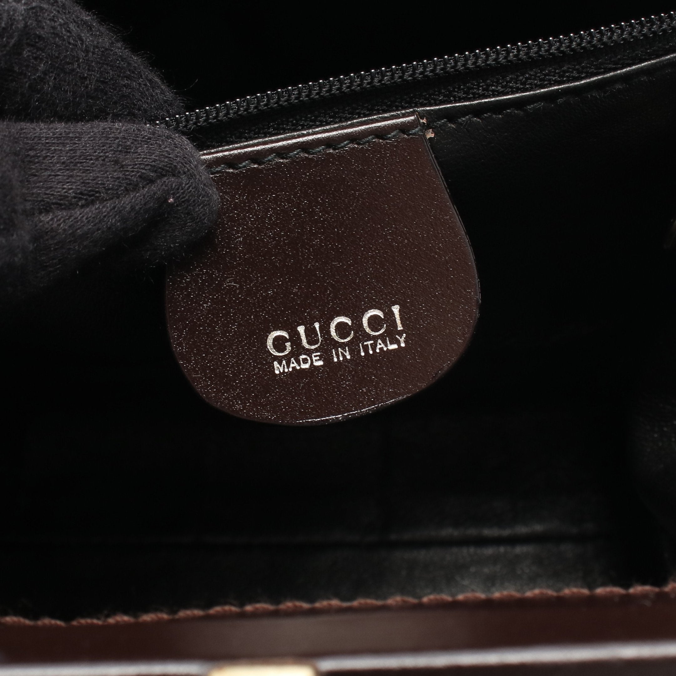 ショルダーバッグ ハラコ レザー ダークブラウン グッチ – RECLO
