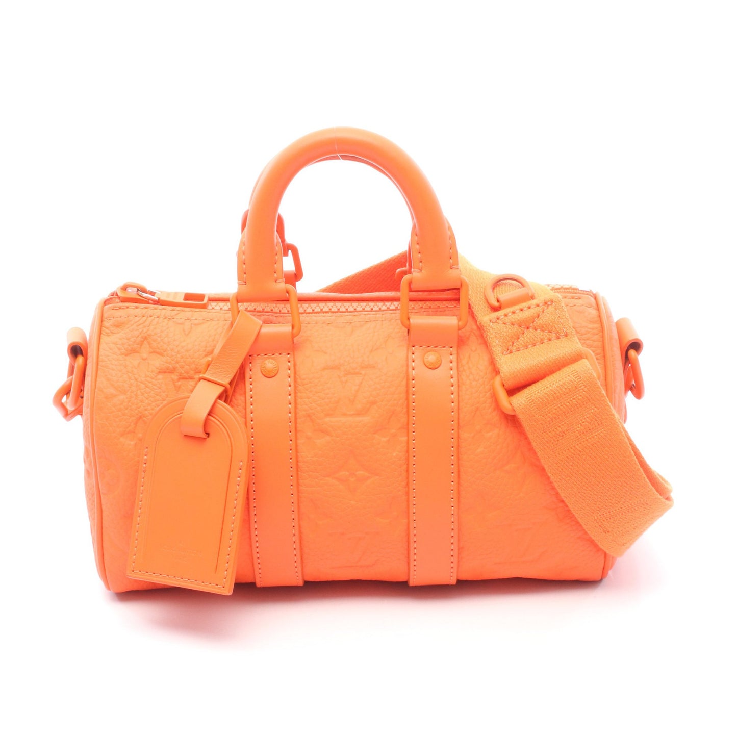 キーポル バンドリエール25 モノグラムアンプラント 2WAY ハンドバッグ レザー オレンジ ルイヴィトン バッグ LOUIS VUITTON