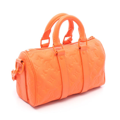 キーポル バンドリエール25 モノグラムアンプラント 2WAY ハンドバッグ レザー オレンジ ルイヴィトン バッグ LOUIS VUITTON