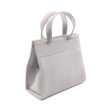 ヴァラリボン 2WAY ハンドバッグ レザー グレー サルヴァトーレフェラガモ バッグ Salvatore Ferragamo