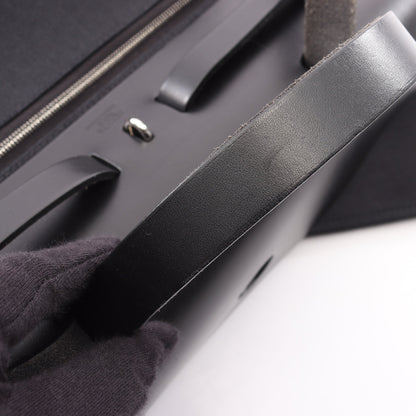 エールバッグジップPM ルトゥルネ 2WAY ハンドバッグ トワルミリタリー ヴァッシュハンター ブラック シルバー金具 Z刻印 エルメス バッグ HERMES