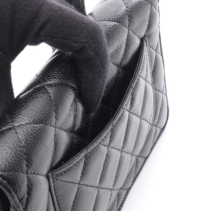 マトラッセ チェーンウォレット キャビアスキン ブラック シルバー金具 シャネル バッグ CHANEL