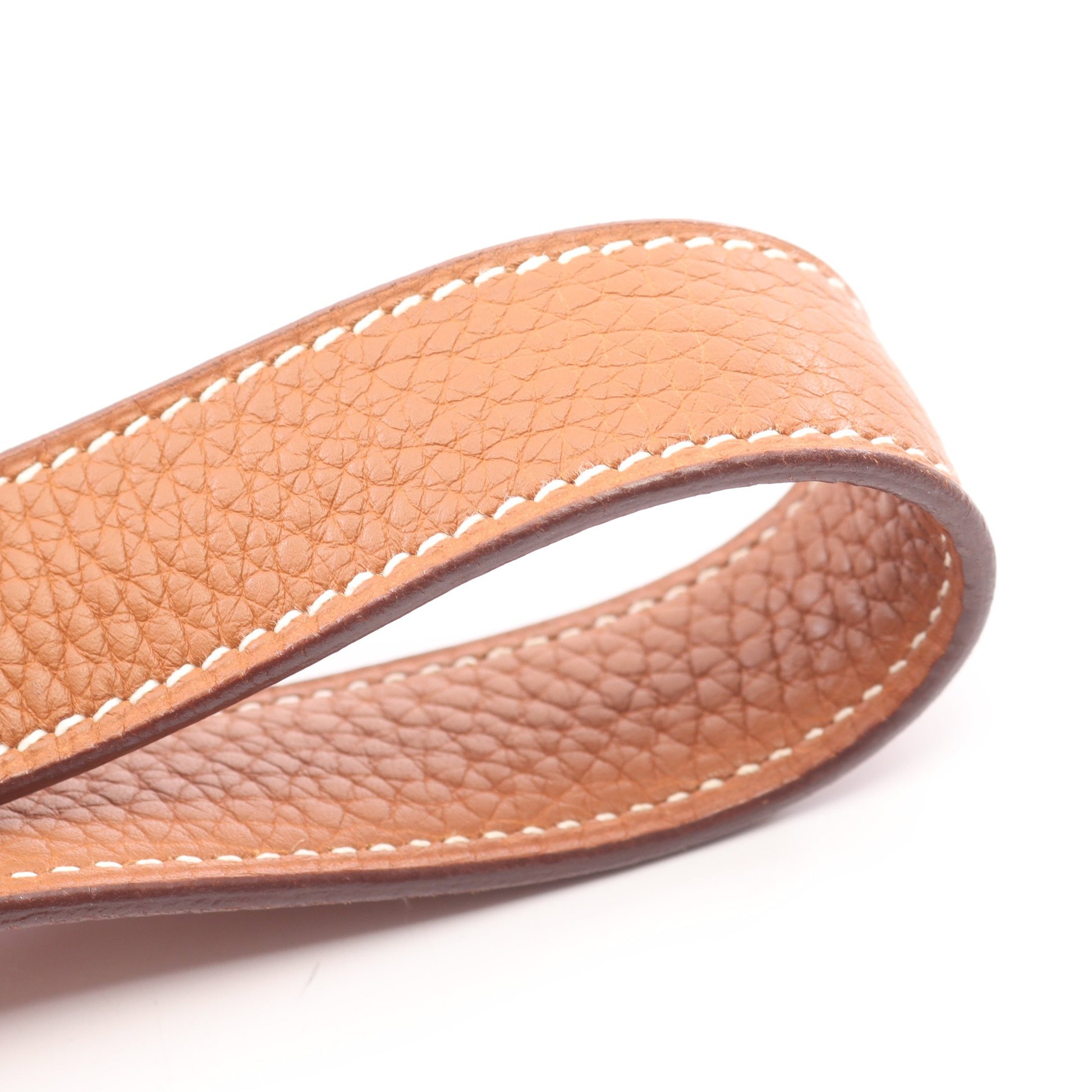 ピコタンPM ゴールド ハンドバッグ トリヨンクレマンス ブラウン シルバー金具 □J刻印 エルメス バッグ HERMES