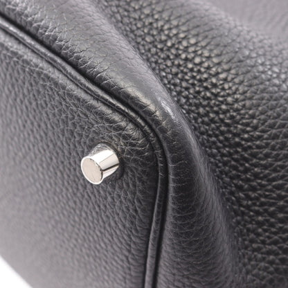 ピコタンロックPM ハンドバッグ トリヨンクレマンス ブラック シルバー金具 D刻印 エルメス バッグ HERMES